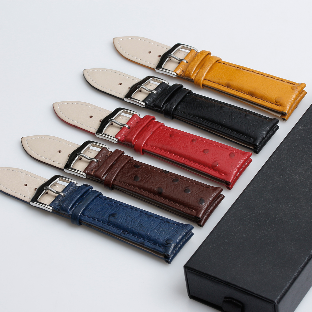 Leather Belt Straps - Ostrich Textured – Druh Life