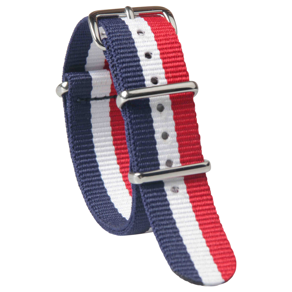 Wholesale Blue White Red DW Color NATO Watch Straps with 304L Polised ...